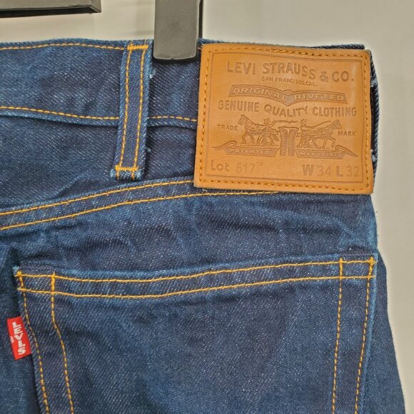 Levi's 517 High Waisted Relaxed Fit Jeans Denim Pants Men Size 34 / 32 NWT - Picture 7 of 15